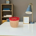 thumbnail image 4 of CATIEBYE Organizador De Escritorio Tejido Con Borde Scalloped Y Estilo Farmhouse Moderno, 4 of 8