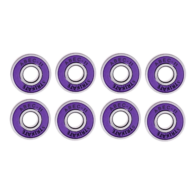 8x rodamientos de bolas para monopatín Abec 11 / rodamientos de 608 RS rodamientos de bolas para patines de longboard - Púrpura Sunnimix Rodamientos de skateboard 608RS