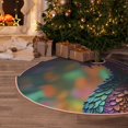 thumbnail image 5 of Balery Rainbow Scales Fantasy Dragon Printed Christmas Tree Skirt , Merry Christmas Party Christmas Tree Decoration,Adjustable Tree Skirt-36", 5 of 6