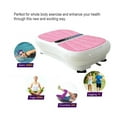 thumbnail image 4 of Vibration Plate Exercise Machine Whole Body Workout Fitness Vibration Platform Machine Home Training Equipment for Adult Weight Loss with Loop Bands, 4 of 10