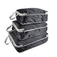 thumbnail image 2 of Bolsa de almacenamiento de equipaje Ounissouiy 3 piezas organizador de cosméticos gran capacidad Negro, 2 of 6