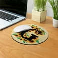 thumbnail image 5 of WIRESTER 7.88 in Round Mouse Pad with Non-Slip Rubber Base for Computers, Laptop, Office & Home - Sunflower Vintage G, 5 of 5