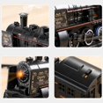 thumbnail image 4 of Rails Jouets de Train Électriques Télécommande Modèle de Train Ensemble Trains Dynamiques à Vapeur Ensemble de Trains RC Modèle de Simulation Jouet, 4 of 4