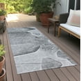 thumbnail image 6 of Addison Rugs Chantille Indoor/Outdoor Transitional Floral Gray Washable Runner Rug, 2'3" x 7'6", 6 of 6