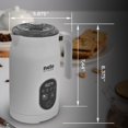 thumbnail image 2 of NELO Electric Milk Frother, 4 In 1 Digital Milk Frother and Steamer with Real-Time Temperature Control, Automatic Frother for Cof, 2 of 7