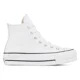 thumbnail image 1 of Tenis Converse Mujer 561676C Blanco 23.5 cm CONVERSE Chuck Taylor All Star en Plataforma de Piel, 1 of 5