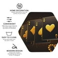 thumbnail image 3 of Kdxio Casino Playing Cards Funny Coasters,4 Pcs Leather Coasters,Housewarming Gifts,Protect Furniture from Water Marks Scratch and Damage, 3 of 6