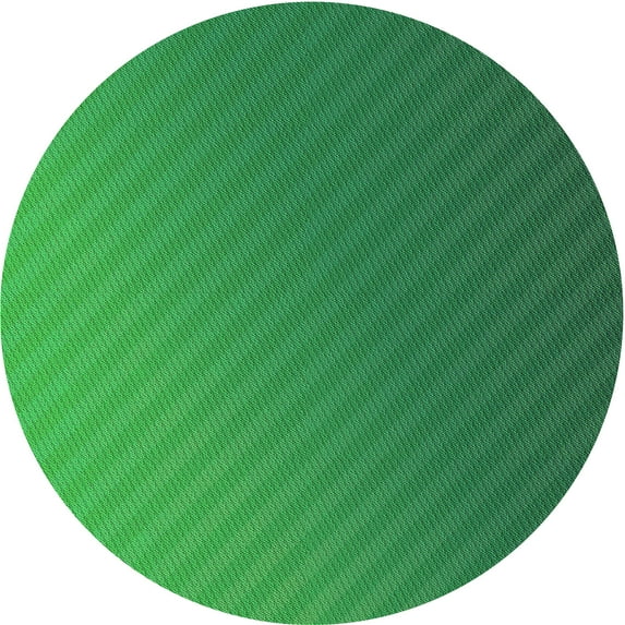Ahgly Company Indoor Round Patterned ForestGreen Area Rugs, 4' Round
