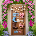 thumbnail image 5 of Western Theme Gender Reveal Banner Boots Bows Decorative Lights for Baby Shower Party Celebration, 5 of 7