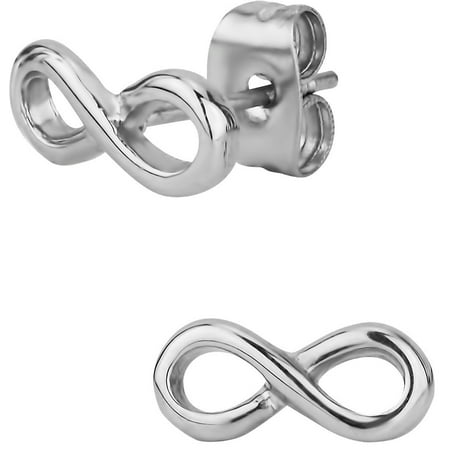 Stainless Steel Infinity Symbol Stud Earrings For Kids Stainless Steel Infinity Symbol Stud Earrings For Kids