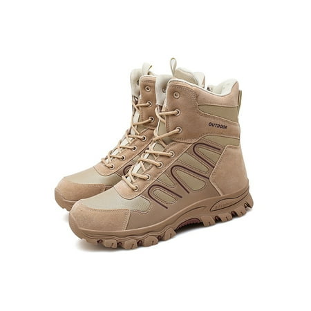 

Woobling Men s Tactical Boots Combat Boots Military Work Boots Hiking Desert Boots Size 7-13