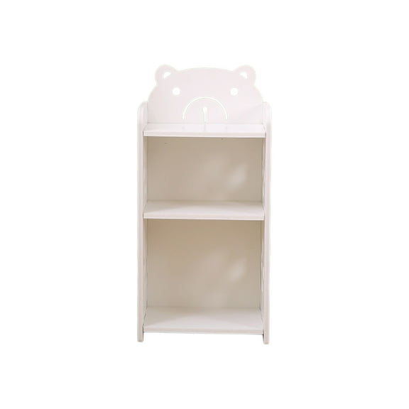 PEIBang 2 Tier End Table,Small Side Table Nightstand with Storage Shelf,Sofa Bedside Table for Living Room and Bedroom Small Space