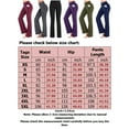 thumbnail image 6 of Gomelly Women Bottoms High Waist Yoga Pants Tummy Control Leggings Ladies Staight Bodybuilding Jeggings Boot Cut Trousers Green XL, 6 of 6