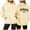 Beige, variant on WENWU Hoodies Sweatshirt for Women Long Sleeve Pullovers for Women Baggy Hoodies Beige Hoodies Woman Fall Outfit Street Style