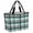 Turquoise, variant on Sage Green Black Plaid Beach Bag for Women, Large Breathable Mesh Beach Tote Bag, Farmhouse Green Black Checkered Sandproof Lightweight Travel Bags for Vacation Picnic Swimming Pool 15.7"x15.7"x9.1"