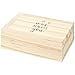 thumbnail image 3 of Koyal Wholesale It Was Always You Engraved Wood Ring Box with Lid, Ring Bearer Box, Keepsake Ring Box, Rustic Proposal, 3 of 4