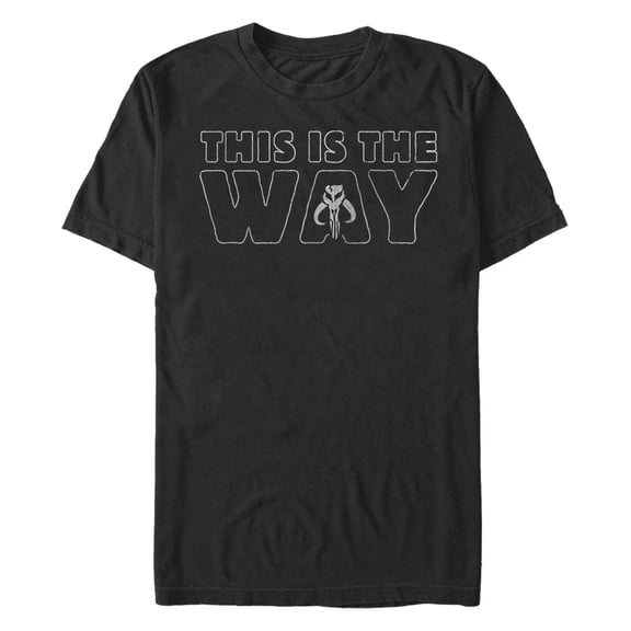 Men's Star Wars: The Mandalorian This Is the Way Skull Graphic T-Shirt