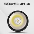 thumbnail image 4 of Dvkptbk Led Strong Light Rechargeable Outdoor Portable Small and Portable Large Capacity Lithium Battery Practical Side Light Household Flashlight Lighting Lamps Camping & Hiking, 4 of 8