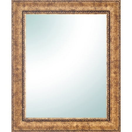 28" x 34" Gold Ornate Vanity Mirror