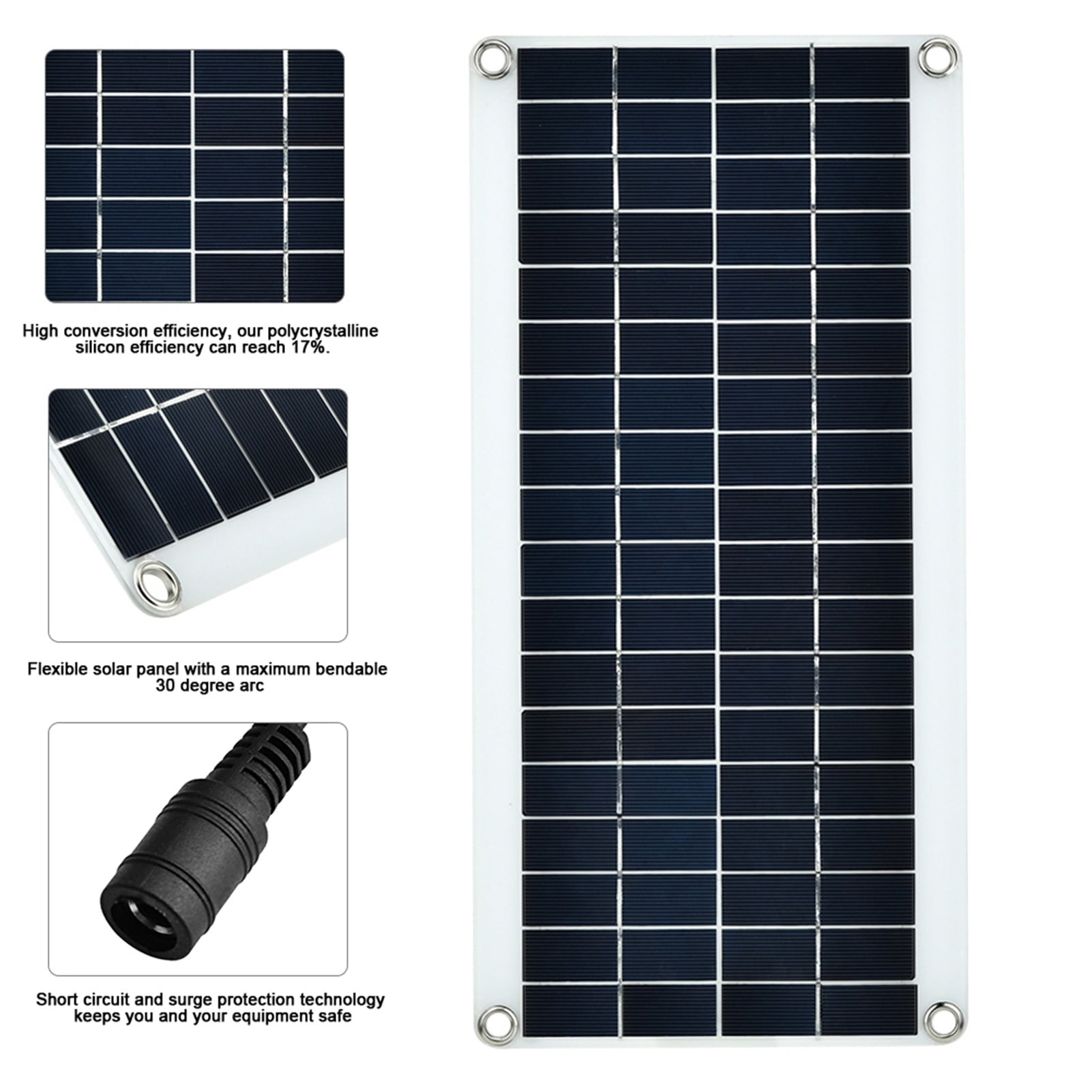 Peahefy Solar Panel Solar Controller,20W Flexible Polycrystalline Solar  Panel Controller Battery Charger | Walmart Canada