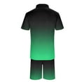 thumbnail image 4 of WILLBEST Traje de Moda para Hombre, Dos Trajes, Camisa y Pantalones Cortos de Color Liso, con Cremallera En La Parte Superior., 4 of 4