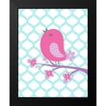 thumbnail image 2 of Robinson, Tamara 15x18 Black Modern Framed Museum Art Print Titled - Bird Floral Branch II, 2 of 5