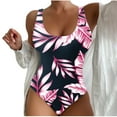 thumbnail image 1 of Bikini Tops para Mujeres Pantalones de Baño de Bikini Bottom, Traje de Baño de Cintura Alta para la Playa Y la Piscina, 1 of 3