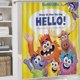 thumbnail image 5 of GoNoodle-theme 4-Piece Shower Curtain Set with Rugs, Waterproof Bathroom Decor Set Includes Bath Mat, U-Shaped Rug, Toilet Lid Cover and Curtain with Hooks, 5 of 6
