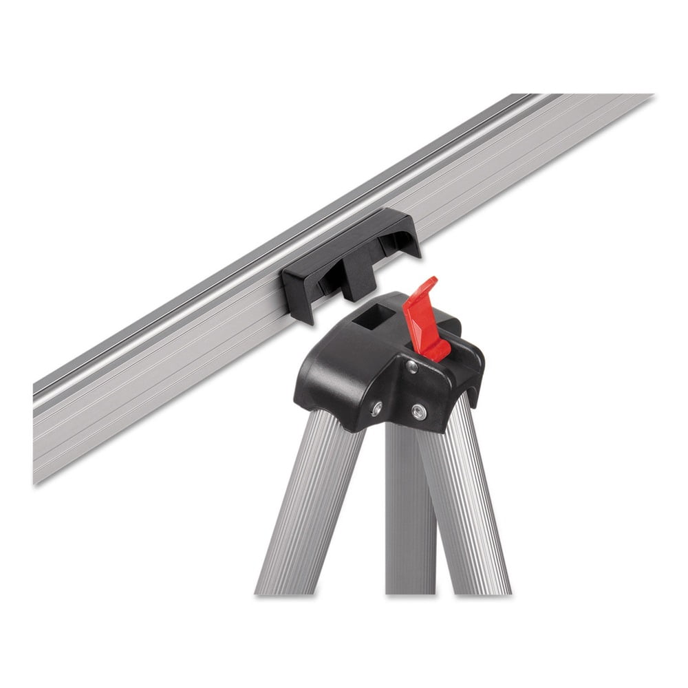 MasterVision 3-Leg Heavy-Duty Telescoping Display Easel, Silver