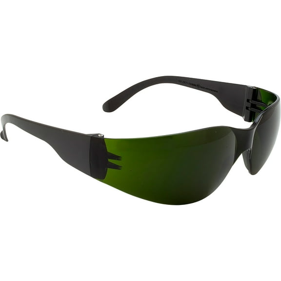 Lincoln Electric K3688-1 Protective Safety Glasses, Black Frame, IR Shade 5 Lens - Quantity 1
