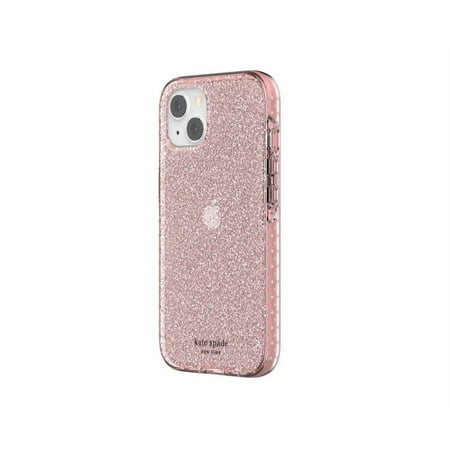 kate spade new york - Ultra Defensive Case iPhone 13 - Pink Glitter