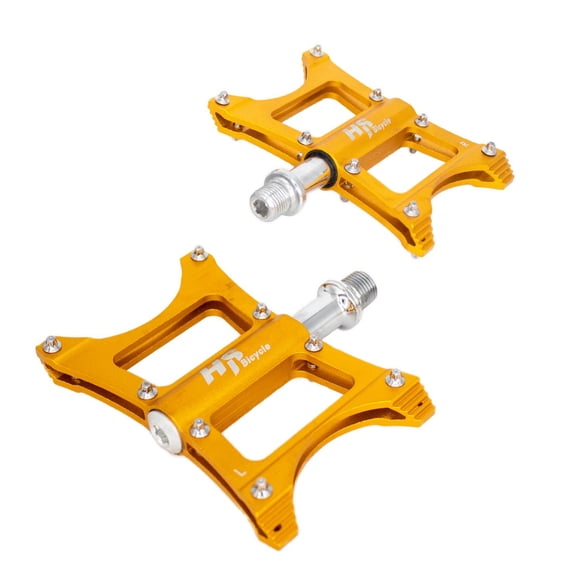 Pedales para Bicicleta BMX HS Aluminio Naranja 1/2
