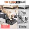 thumbnail image 4 of 6 Inch Deep Cat Litter Box with Odor Control and Built-In Filter, 4 of 6
