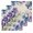Beige, variant on Blue Purple Flowers Kitchen Dish Towels for Drying Dishes Set of 4, Spring Seasonal Botanical Florals Waffle Weave Microfiber Hand Tea Bathroom Towels Quick Dry & Absorbent Towel 12x12