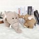 thumbnail image 5 of Lindas muñecas de animales de peluche, juguetes de peluche suaves de 13,7'para niños pequeños, regalos de cumpleaños y Navidad, marrón (elefante), 5 of 5