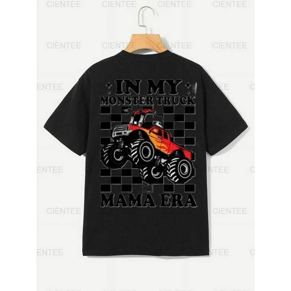 Monster Truck Style T-Shirt - Graphic Tee , For Men/Women,Up to 5XL