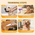 thumbnail image 7 of Paw Trimmer 2025 New Micro Hair Clippers for Dog, Rechargeable Low Noise Cordless Dog Beauty Trimmer with LED Light, Waterproof Pet Claw Shaver for Dogs Cats (White), 7 of 7