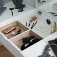 thumbnail image 4 of Hives & Honey Ainsley Vanity Desk with Make-Up organizer & integrated USB & power outlet, White, 4 of 9
