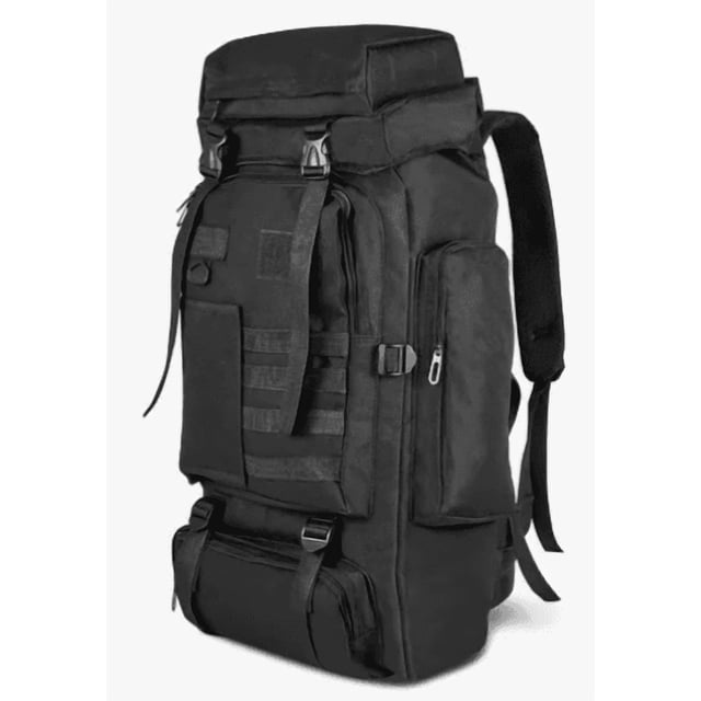 Mochila Xtellar De Senderismo Mochila Cámping Impermeable Color Negro