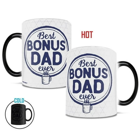 Mahaffey Father Dad Best Bonus Dad Ever Heat Reveal Ceramic Coffee