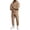 Camel-A#560825aa, variant on Men's Tracksuits 2 Pieces Set Fleece Sweat Hoodie Joggers Athletic Pants Set Fall Winter Fuzzy Tracksuit Outfits Jogging Suit Hooded Set Light Purple XXL
