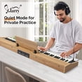 thumbnail image 6 of GLARRY Digital Piano Keyboard，Portable 88 keys Semi-Weighted Electric Piano with Three Pedals for Beginner, Bluetooth, Triple Pedals, Power Supply, 2 Speakers (Black), 6 of 13