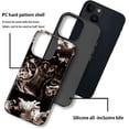 SOiOS For IPhone 13/14/15 Phone Case: For IPhone 16e Protective Cover With Built-in Kickstand | Heavy Duty Military Grade Hard Protection Shock Proof | Durable Dual-Layer Design Black