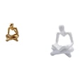 thumbnail image 1 of Estatua De Pensador Abstracto, Decoración Para Mesa, Sala De Estar, Estantería De Oficina, Figura Creativa, Escultura Artesanal Para Decoración., 1 of 8