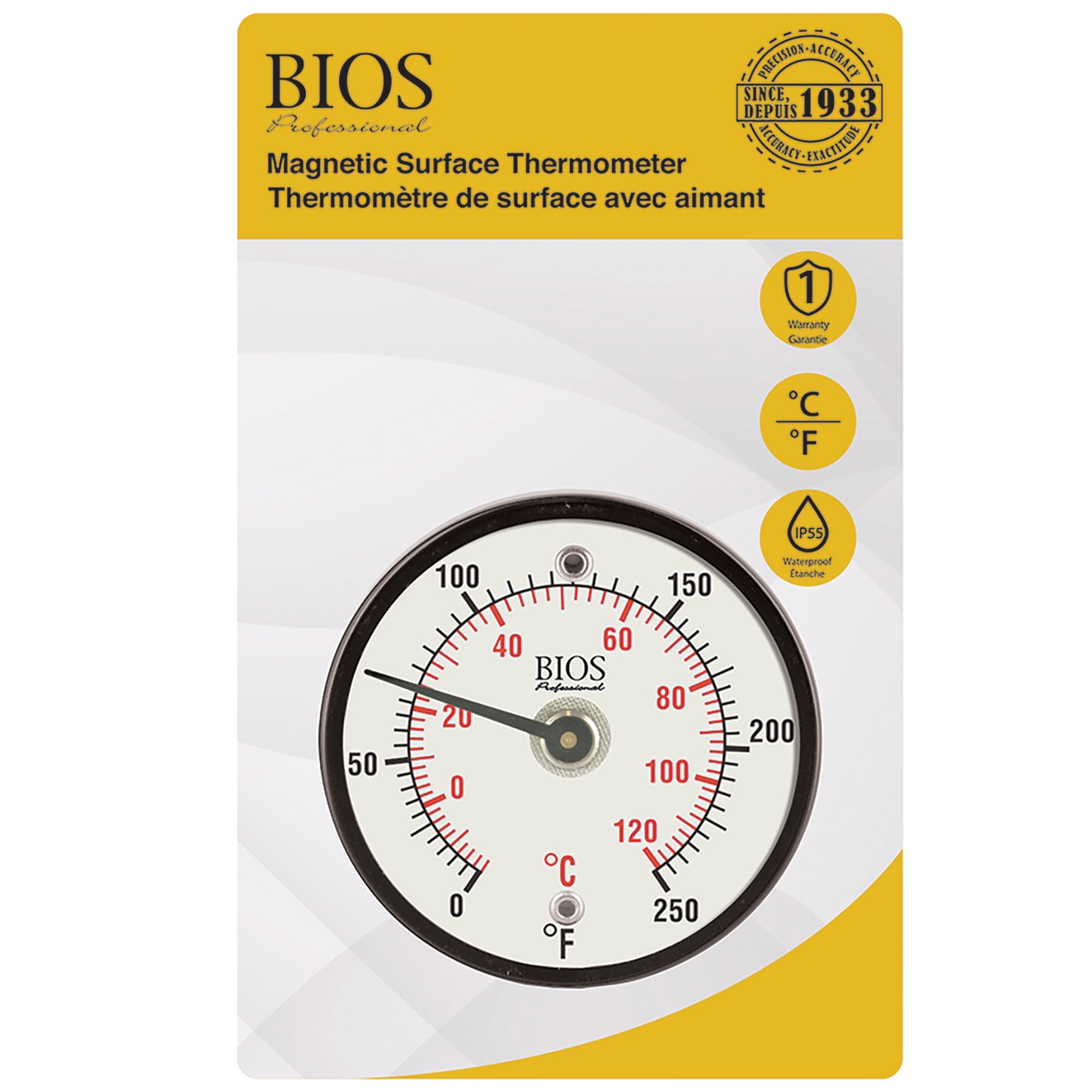 BIOS Professional Magnetic Surface Thermometer DT500 - The Home Depot