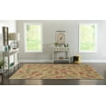 thumbnail image 2 of Trio Leaves Grey Rug 8x10 Transitional Contemporary Design Area Rug, 2 of 4