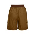 thumbnail image 6 of cllios Cargo Shorts for Men Summer Casual Work Shorts Fitness Workwear Cargo Shorts with Multi Pockets Cargo Shorts for Men Under $5 Brown,XL, 6 of 7
