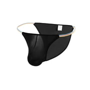 Xidunhg Mens Briefs Low Rise Bikini Underwear Multi01/4pack L