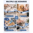 thumbnail image 6 of Pet Bath & Grooming Stand Hammock, Shower Helper, Stainless Steel Detachable Foldable Pet Grooming Sling Table, Multi‑Color Rest Holder for Small Medium Dog Cat Nail Trimming Bathing Care, 6 of 7