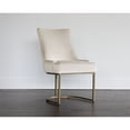 thumbnail image 2 of Sunpan Florence 18.5" Transitional Fabric Dining Chair in Cream (Set of 2), 2 of 7